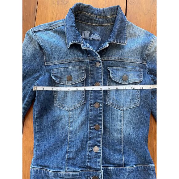 Kut from the Kloth Blue Denim Jacket - Picture 10 of 12